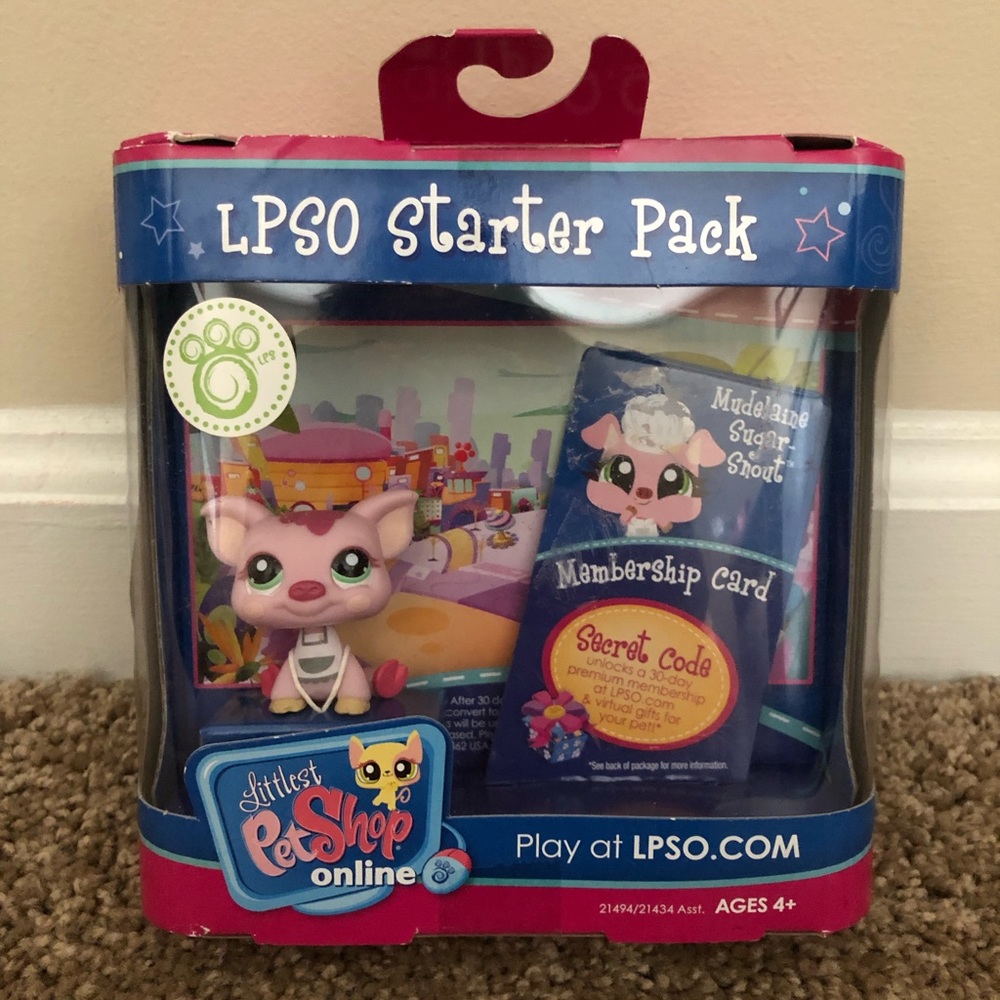 Littlest pet shop LPS LPSO Mudelaine pig